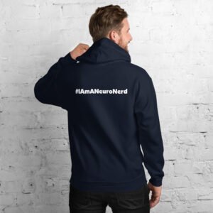 #IAmANeuroNerd SMALL LOGO Hooded Sweatshirt