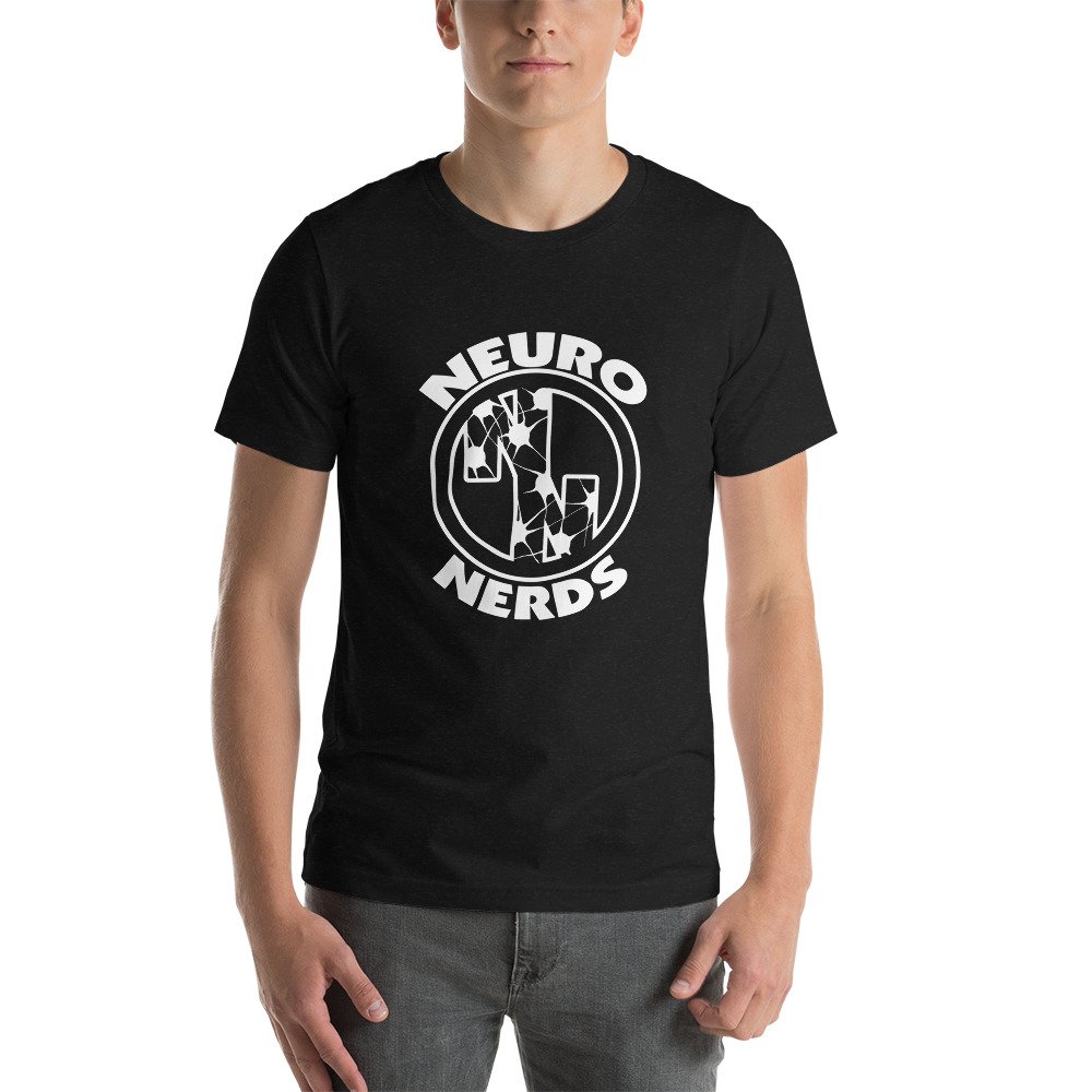 #IAmANeuroNerd LARGE LOGO Short-Sleeve Unisex T-Shirt
