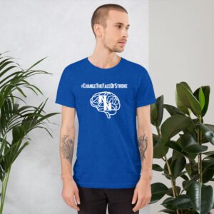 #ChangeTheFaceOfStroke Short-Sleeve Unisex T-Shirt