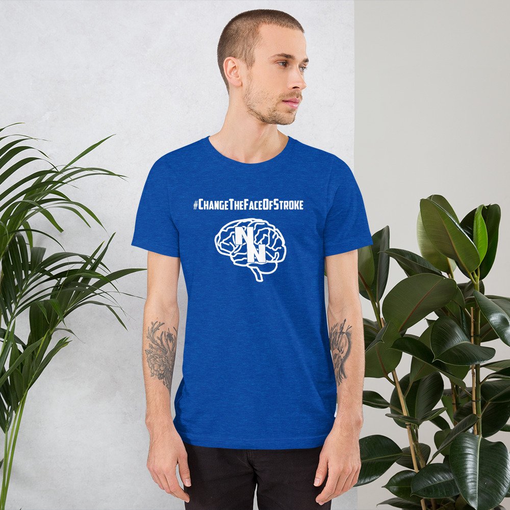 #ChangeTheFaceOfStroke Short-Sleeve Unisex T-Shirt