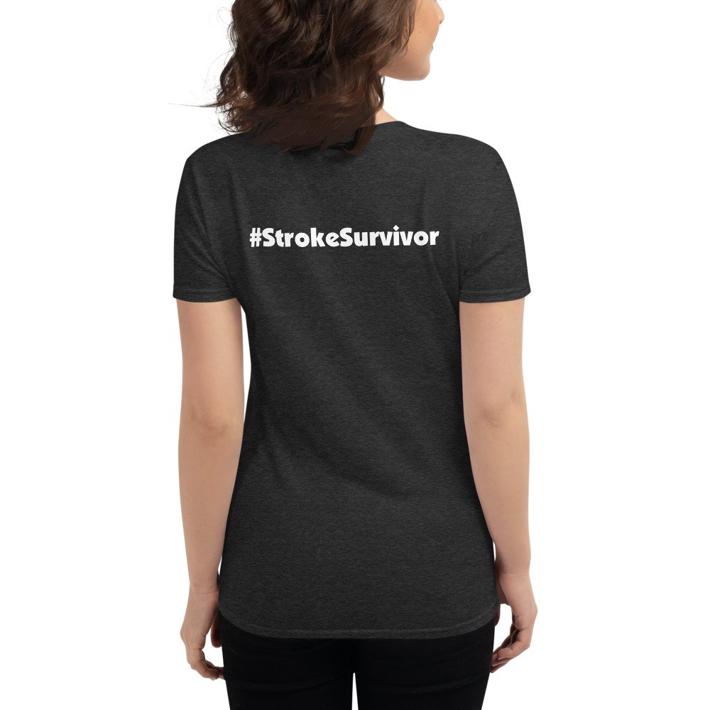 #StrokeSurvivor Women’s Short Sleeve T-Shirt - Image 3